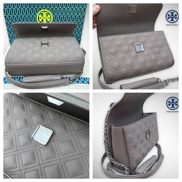 AUTH. Tory Burch Fleming Matte Small Shoulder Bag $498 - Picture 11 of 17